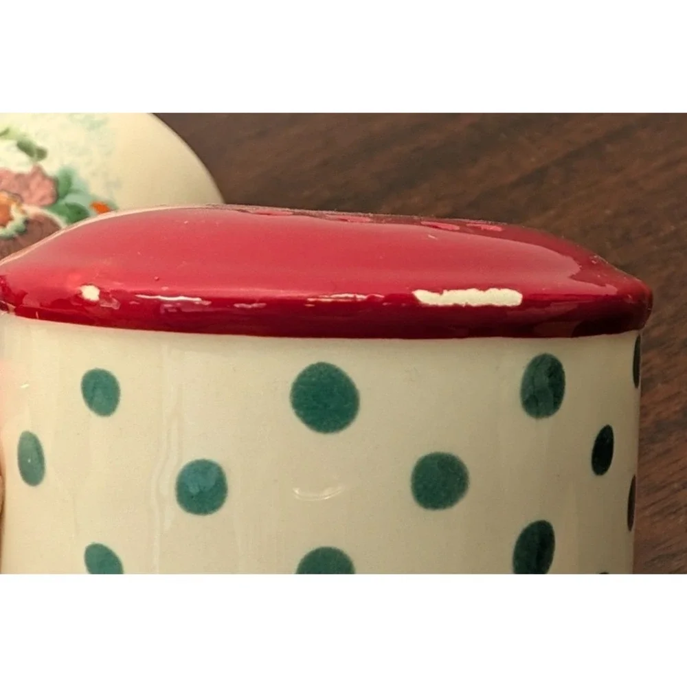 Pioneer Woman Floral Polka Dot Salt Pepper Shakers Can Opener Kitchen Lot 3pc